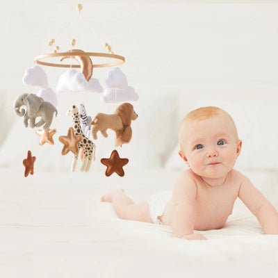 Mobile bébé B - Bbell™ ꓲ Feutre doux - Décors de BéBé
