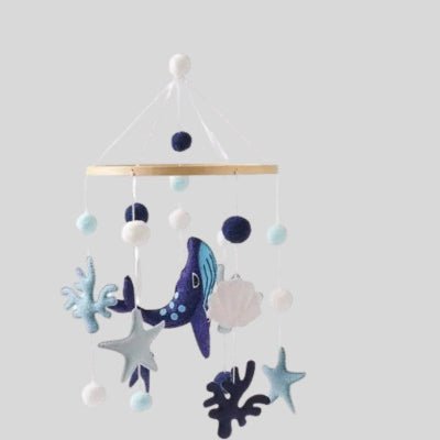 Mobile bébé ꓲ Baleine - Décors de BéBé