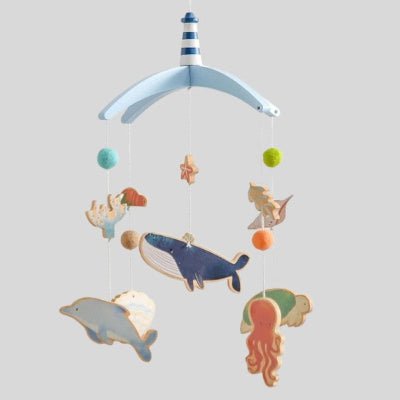 Mobile bébé ꓲ Baleine - Décors de BéBé