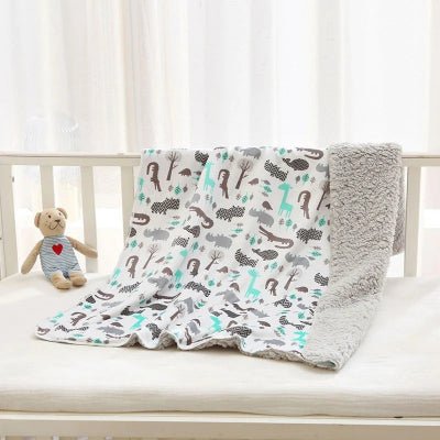COUVERTURE EN POLAIRE BEBE ꓲ LOULOU - Décors de BéBé