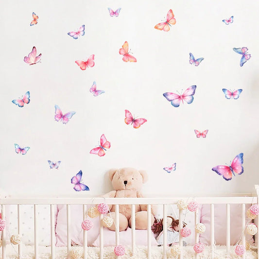 Décoration Murale - ButterfliesSticker™ - MultiColore - Décors de BéBé
