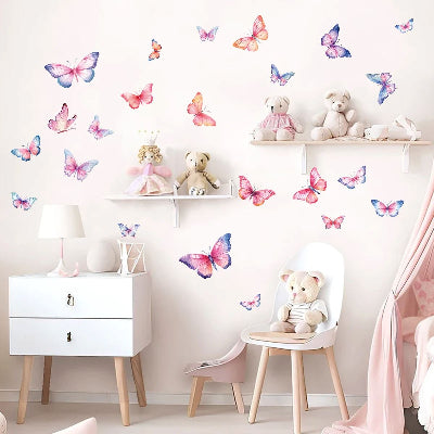 Décoration Murale - ButterfliesSticker™ - MultiColore - Décors de BéBé