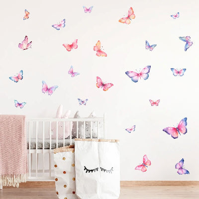 Décoration Murale - ButterfliesSticker™ - MultiColore - Décors de BéBé