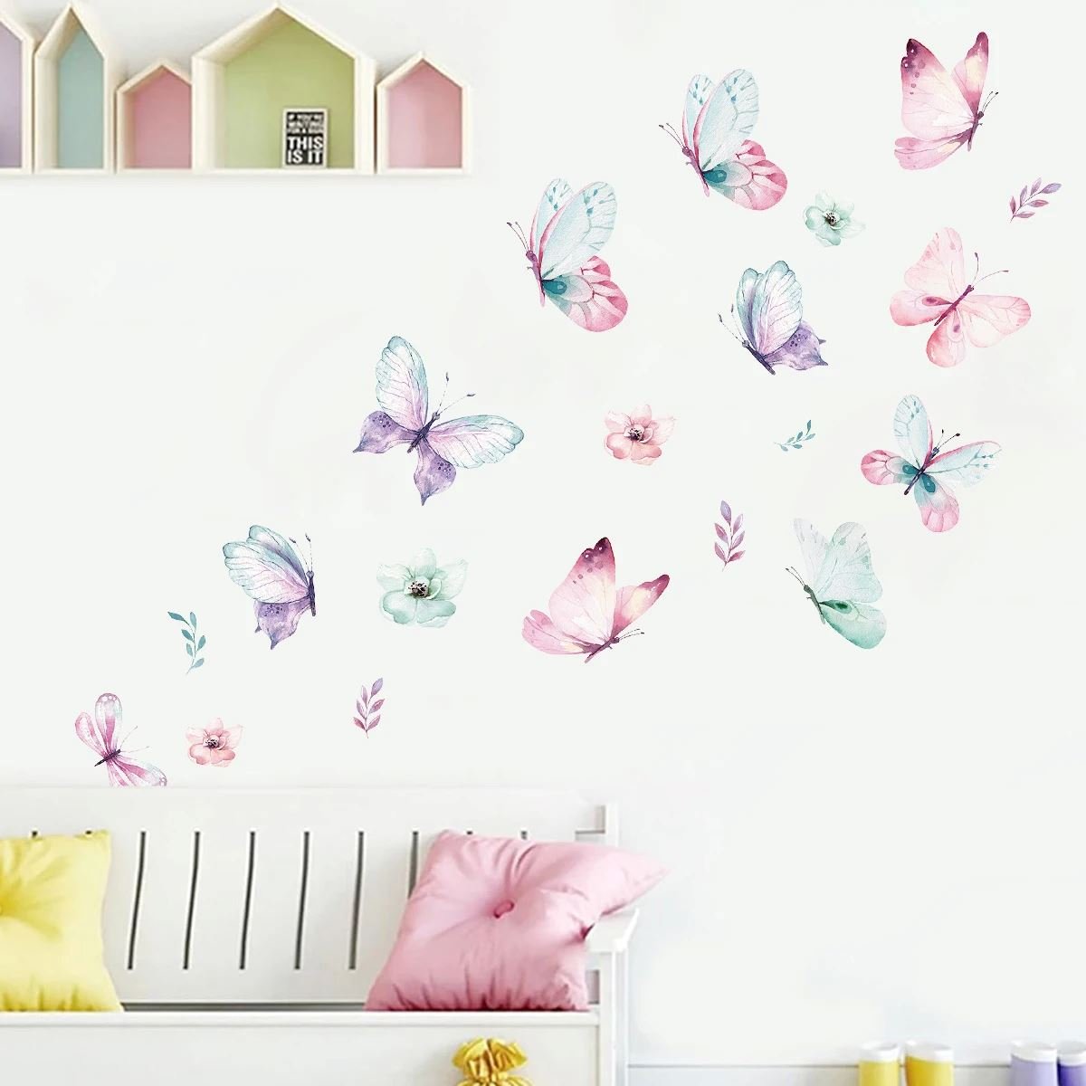 Décoration Murale - ButterfliesSticker™ - Vert - Décors de BéBé