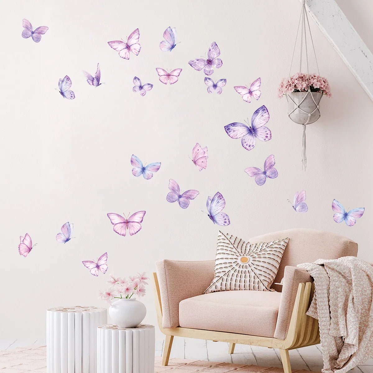 Décoration Murale - ButterfliesSticker™ - Violet - Décors de BéBé