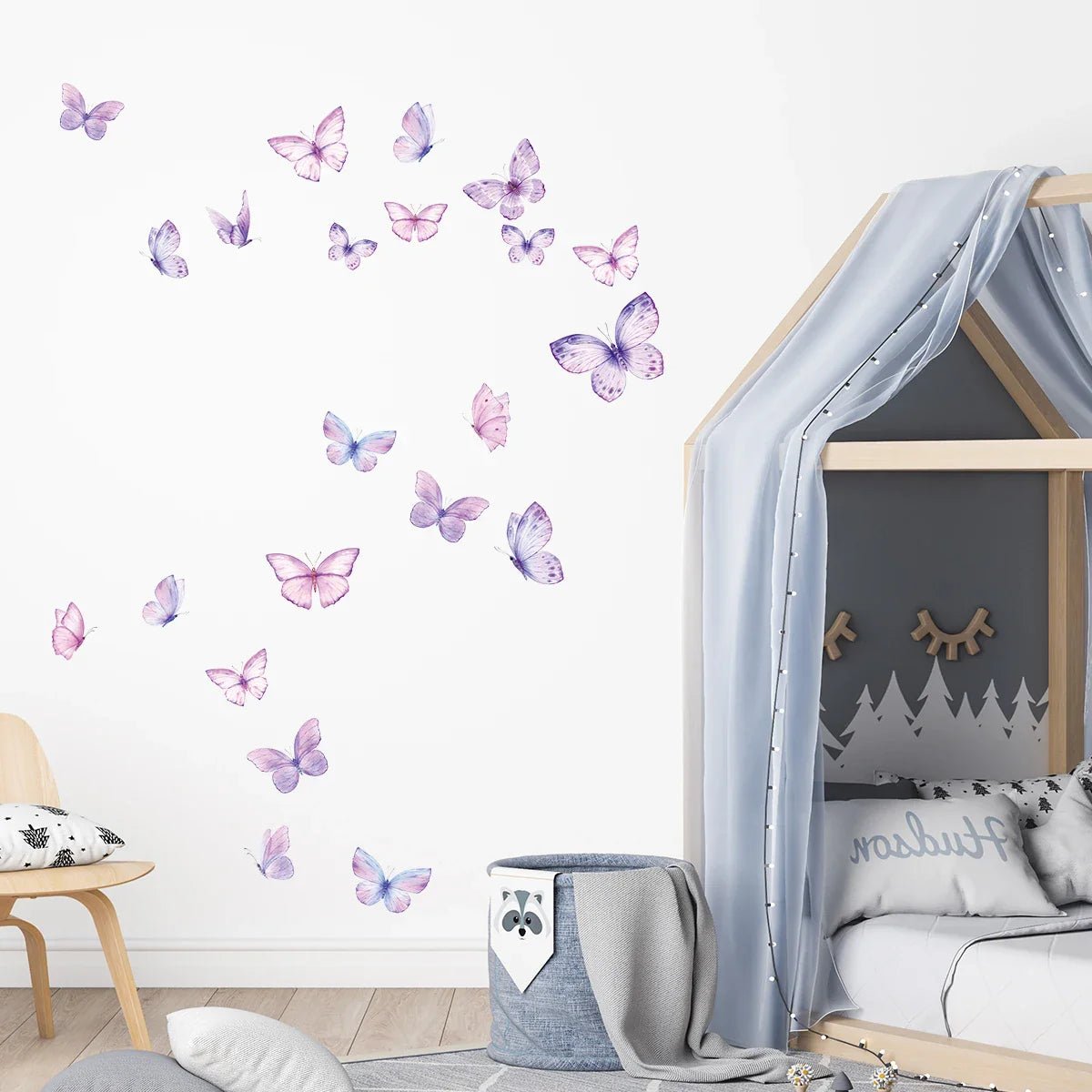 Décoration Murale - ButterfliesSticker™ - Violet - Décors de BéBé