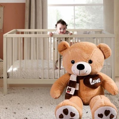 peluche doux teddy compagnon du coucher