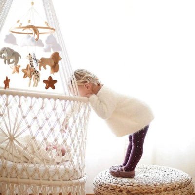 Mobile bébé B - Bbell™ ꓲ Feutre doux - Décors de BéBé