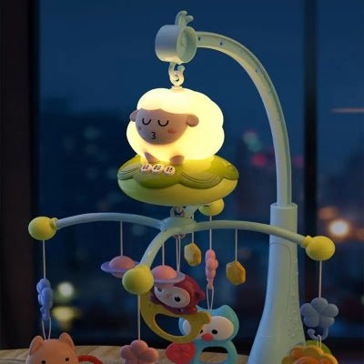 Mobile musical bébé ꓲ Mouton - Décors de BéBé