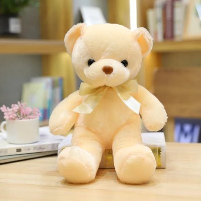 ours en peluche calinou jaune