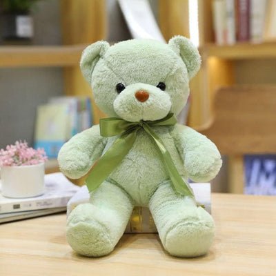 ours en peluche calinou verte