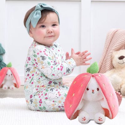 peluche lapin biohop attendrissante