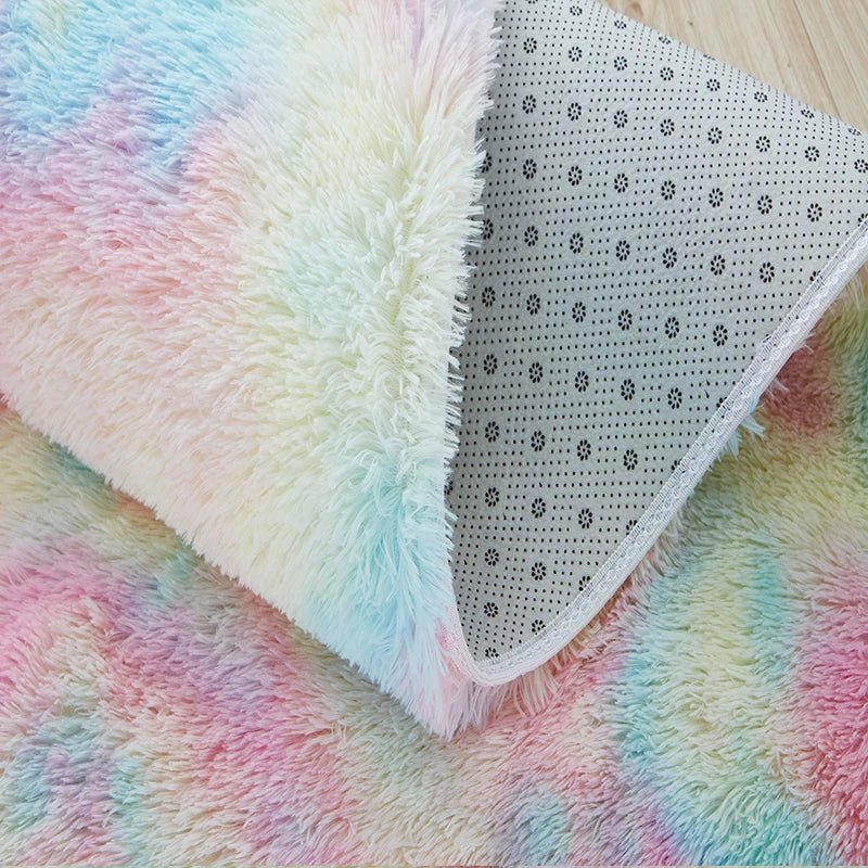 Tapis en Fourrure - HairyRugs™ - Arc - en - ciel - Décors de BéBé