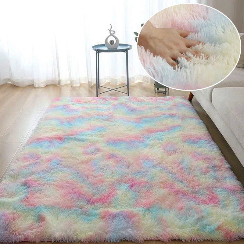 Tapis en Fourrure - HairyRugs™ - Arc - en - ciel - Décors de BéBé