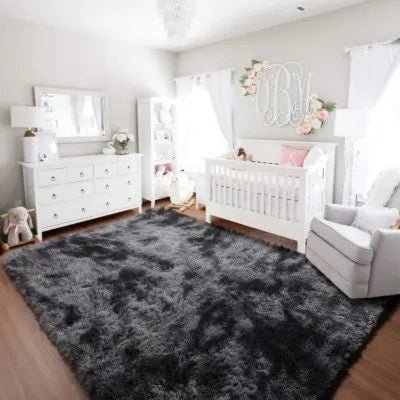 Tapis en Fourrure - HairyRugs™ - Gris - Décors de BéBé