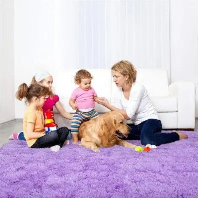 Tapis en Fourrure - HairyRugs™ - Mauve - Décors de BéBé