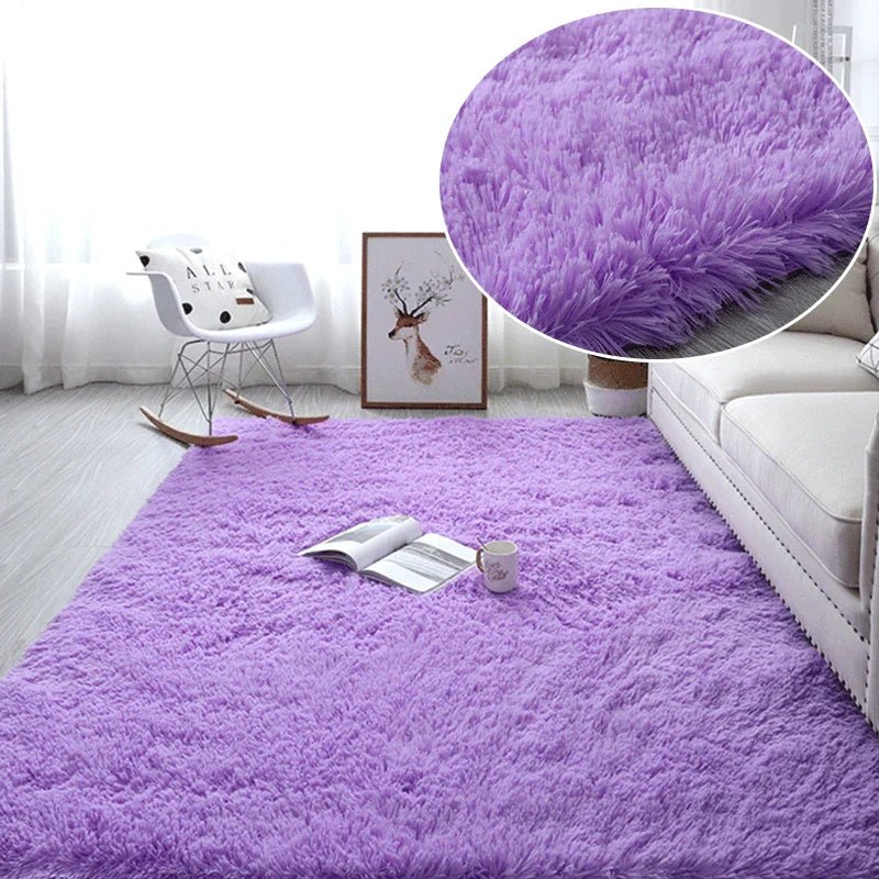 Tapis en Fourrure - HairyRugs™ - Mauve - Décors de BéBé