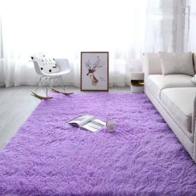 Tapis en Fourrure - HairyRugs™ - Mauve - Décors de BéBé