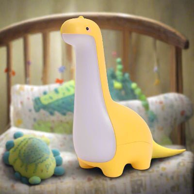 Veilleuse bébé Dinosaure jaune